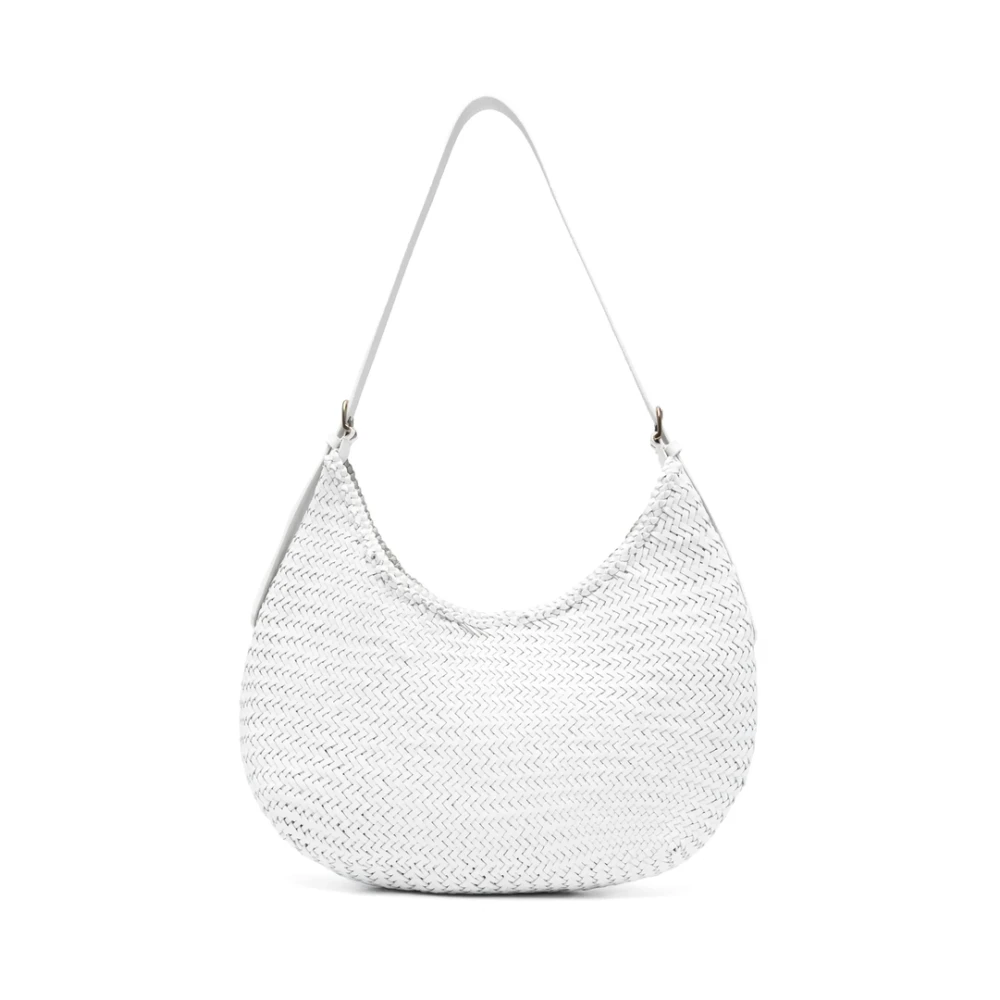 Dragon Diffusion Witte Schoudertas met Magnetische Sluiting White Dames