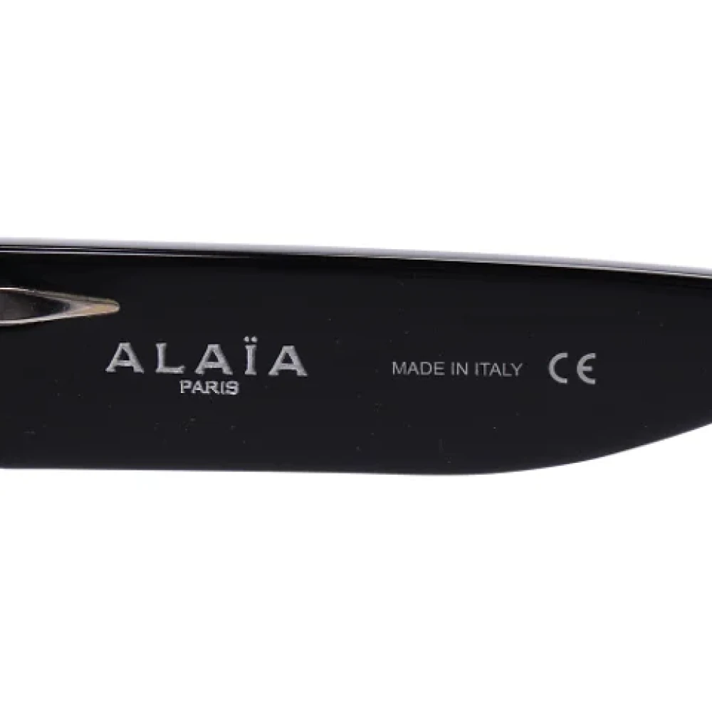 Alaïa Pre-owned Acetate sunglasses Black Dames