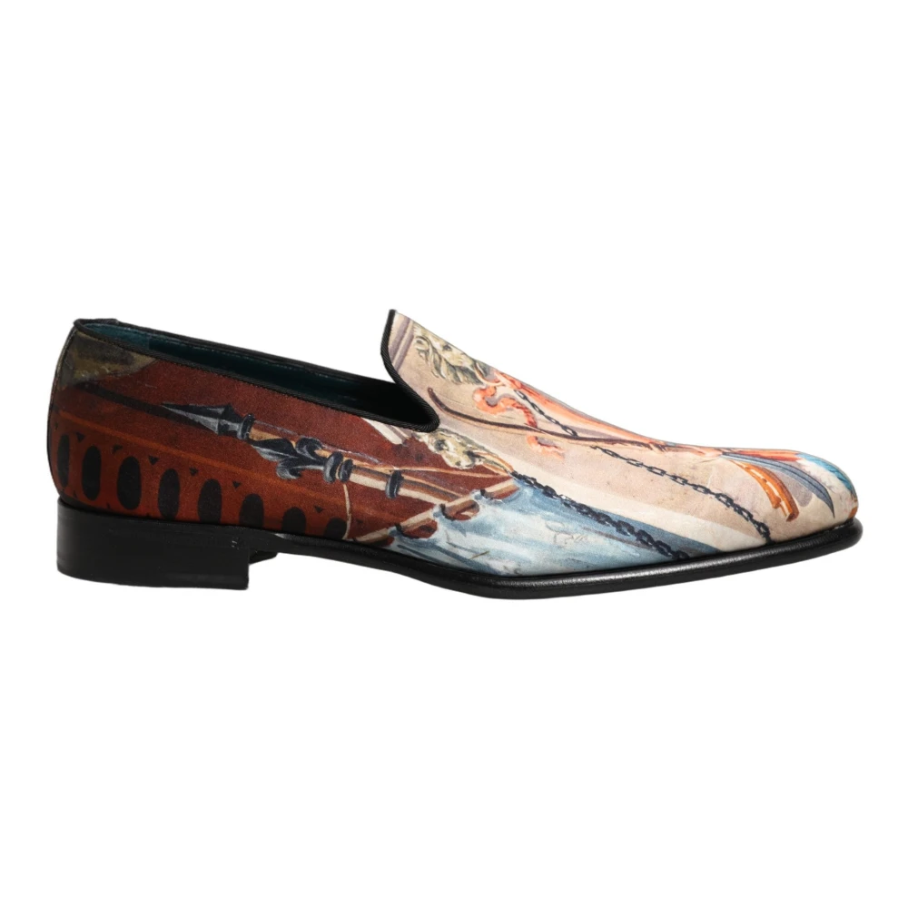 Dolce & Gabbana Multicolor Loafers Casual Shoes - Male - Loafers - 10 Uk - Shoes