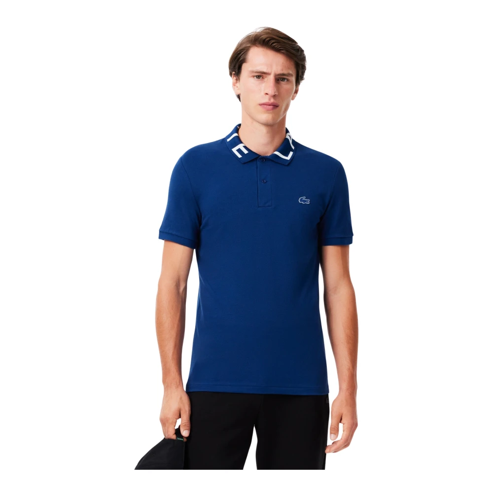 Lacoste Blauw Polo Shirt voor Heren Blue Heren