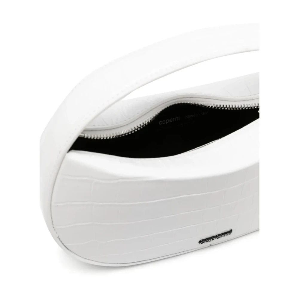 Coperni Witte Leren Handtas met Afneembare Band White Dames
