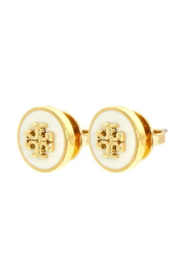 Icon Enamel Circle-Stud Örhängen