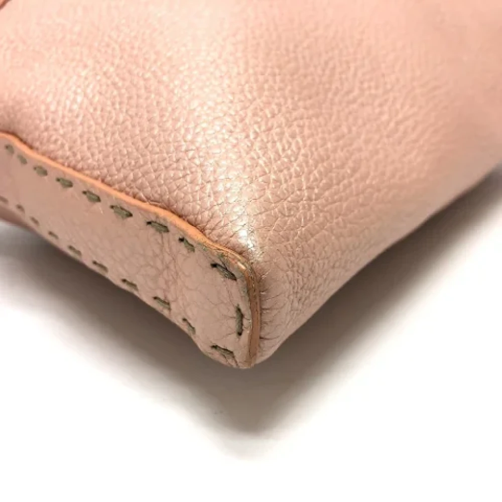 Fendi Vintage Pre-owned Leather fendi-bags Pink Dames