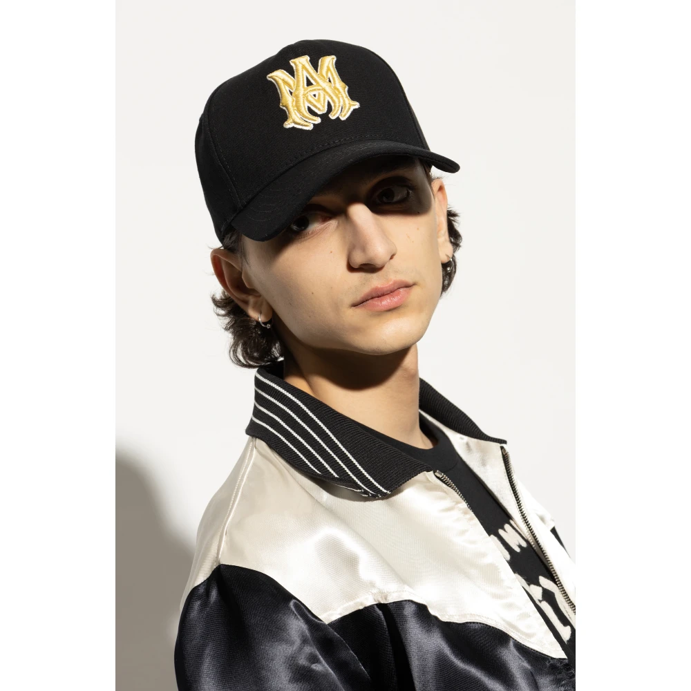 Amiri Baseballpet Black Heren