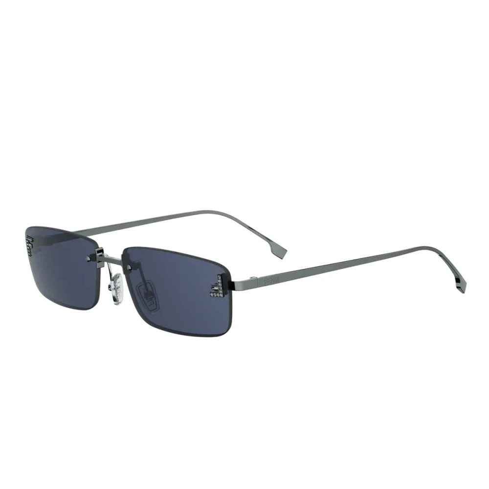 Fendi Women's Gray Sunglasses, 54 Mm, First Crystal Sunglasses