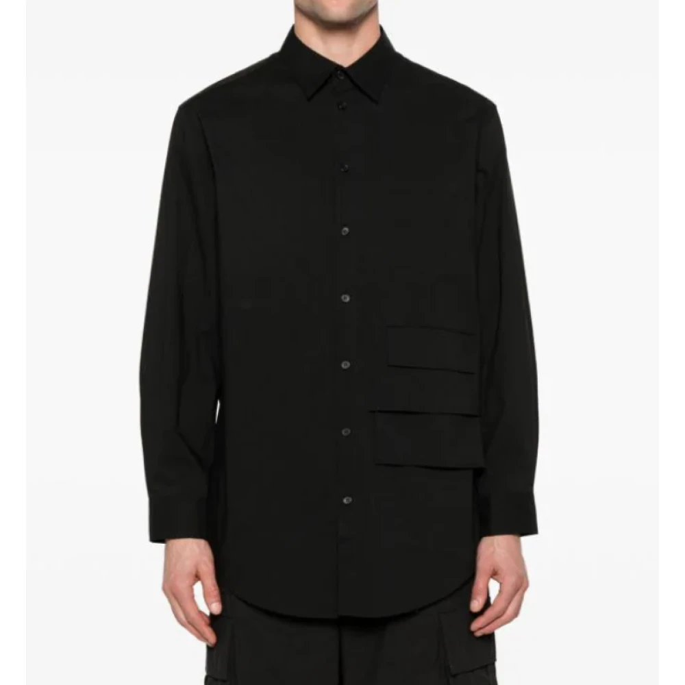 Y-3 Zwart Shirt Klassieke Stijl Black Heren