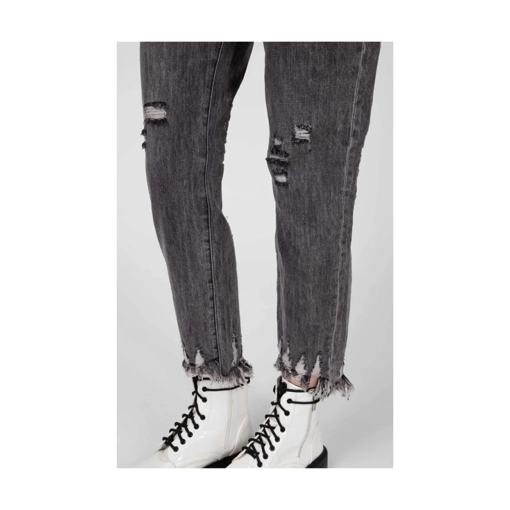 One Teaspoon Kleding Jeans Gray Dames