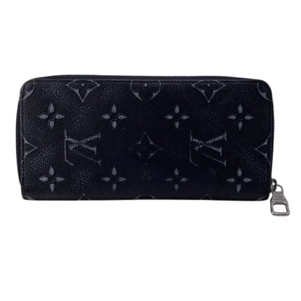 Louis Vuitton Vintage Pre-owned Canvas wallets Black Dames