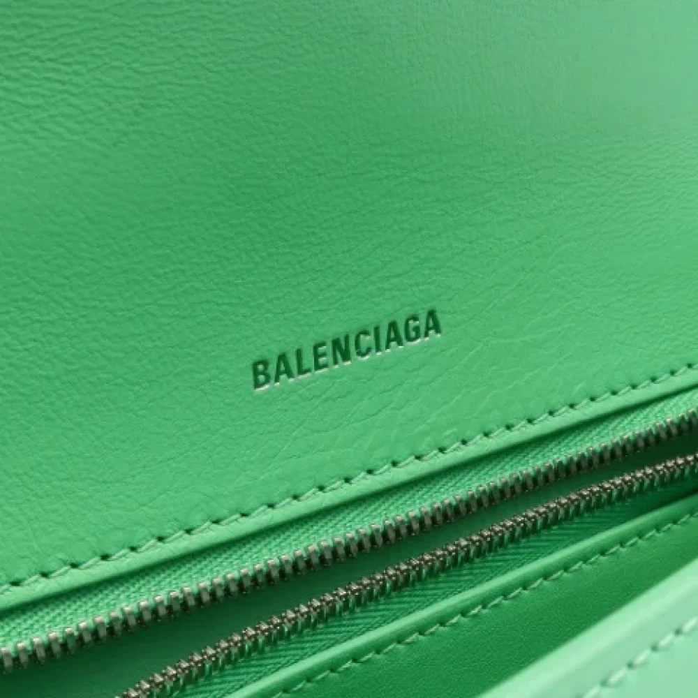 Balenciaga Vintage Pre-owned Leather balenciaga-bags Green Dames