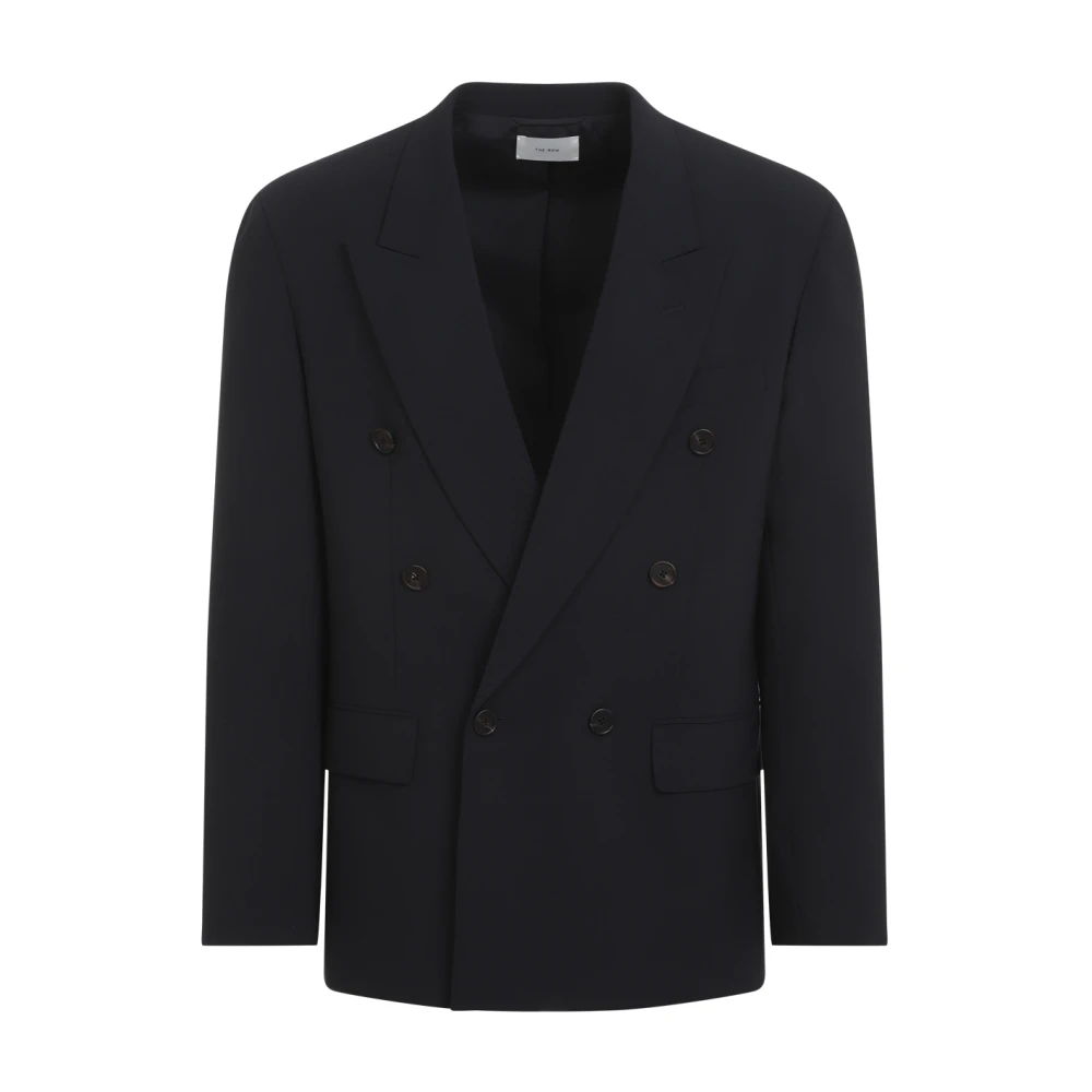 The Row Donkerblauwe Jas Black Heren
