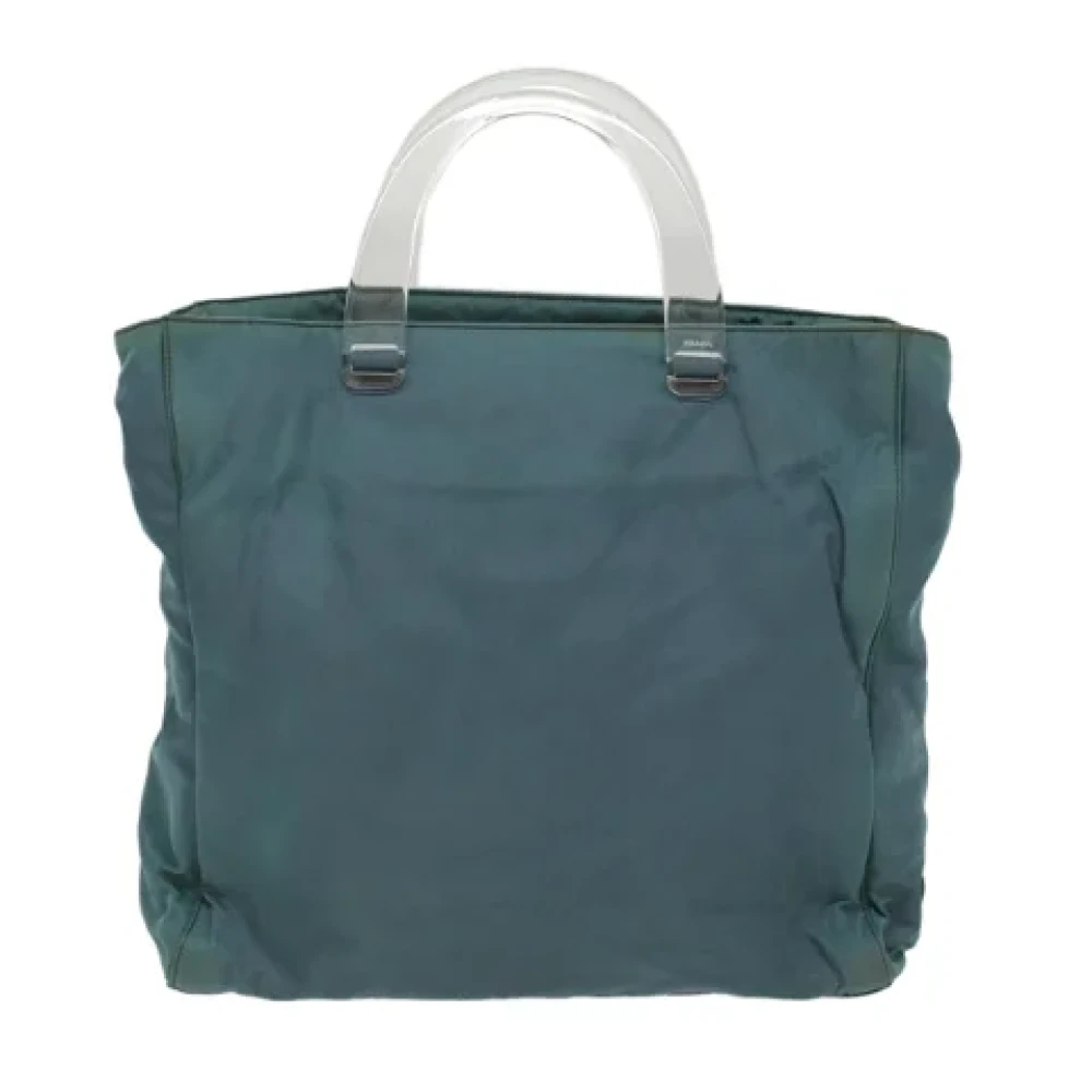 Prada Vintage Pre-owned Fabric prada-bags Blue Dames