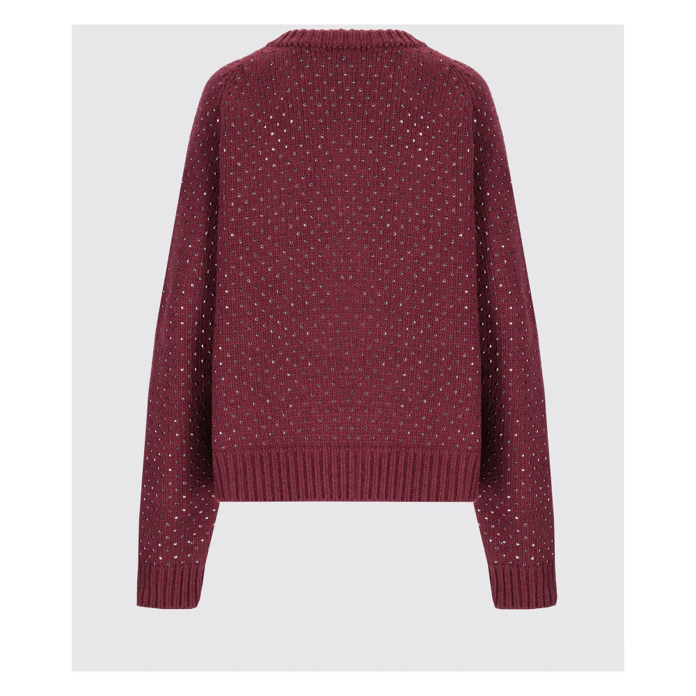 Laneus Maglia Girocollo Hotfix Red Dames