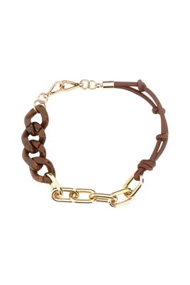 Halsband med flera material