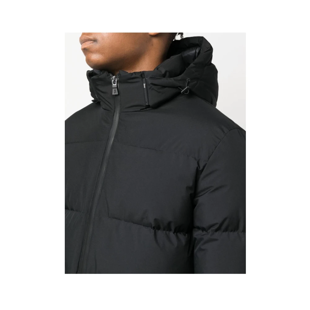 Herno Zwarte Gore-Tex Infinium Windstopper Bomberjack Black Heren