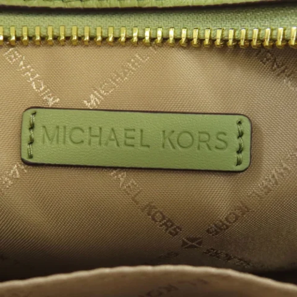 Michael Kors Pre-owned Leather shoulder-bags Green Dames