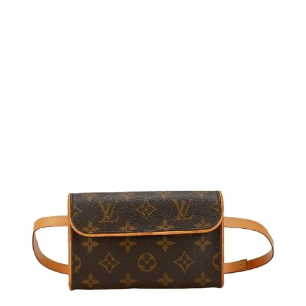 Louis Vuitton Vintage Pre-owned Plastic crossbody-bags Brown Dames