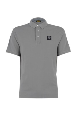 polo-logo-bouclier-gris-homme