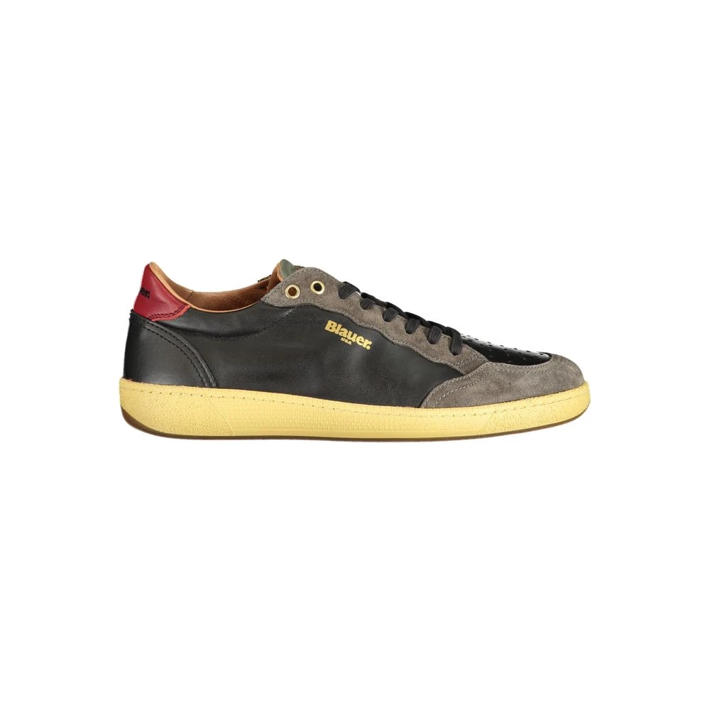 Blauer Men's Multicolor Sneakers, 6 Uk, Black Polyester Sneaker