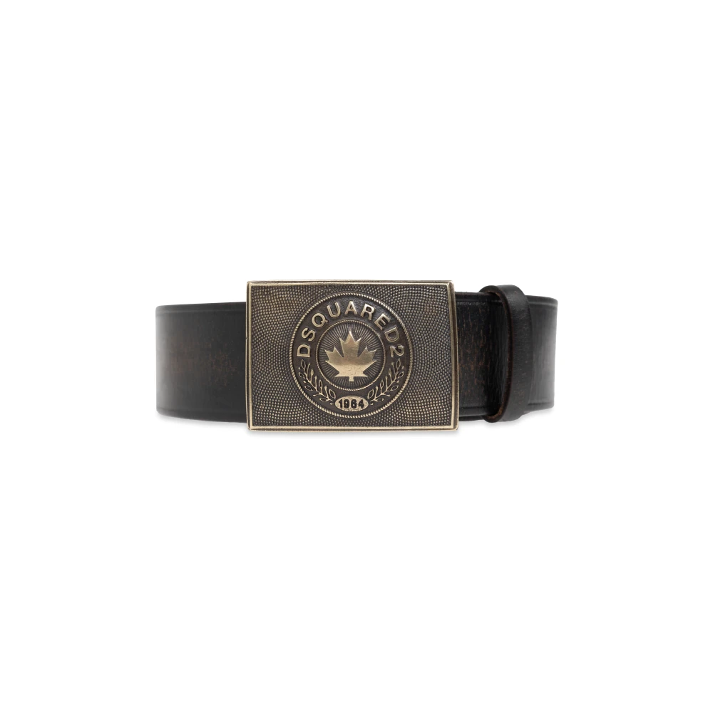 Dsquared2 Leren riem Brown Heren