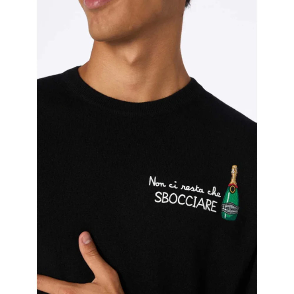 MC2 Saint Barth Zwarte Heron Trui Black Heren