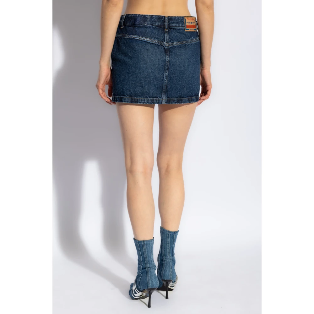 Diesel Denim rok De-Ron Blue Dames