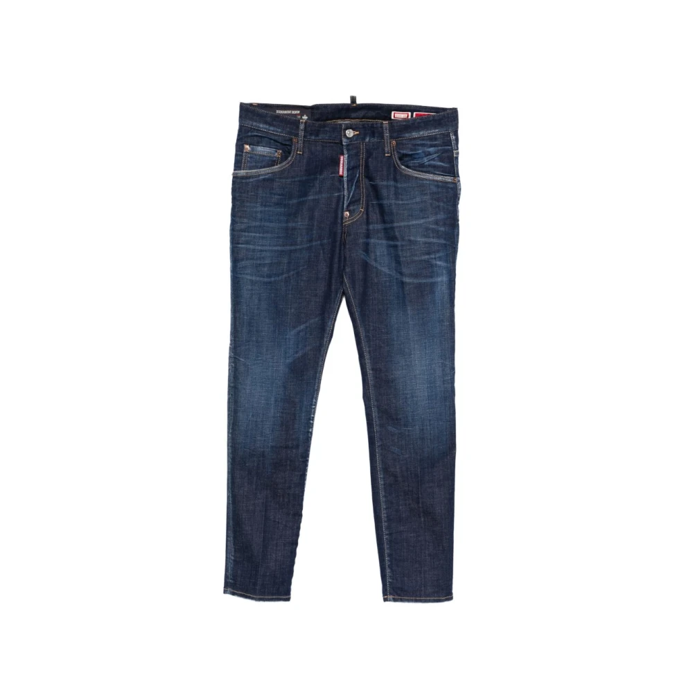 Dsquared2 Blue Slim Fit Jeans, Male, S, Skater Jeans