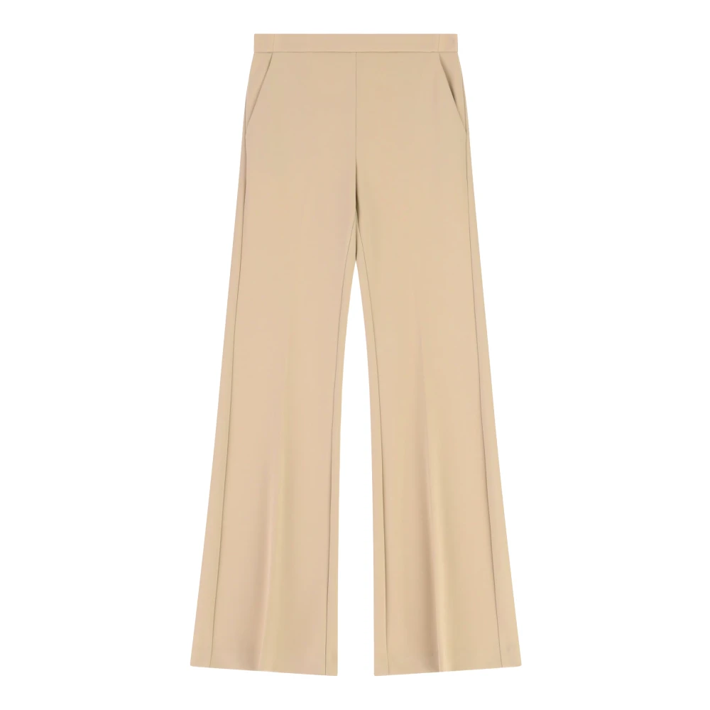 Imperial Brown Wide Trousers, Female, Xl, Pantalone A Zampa