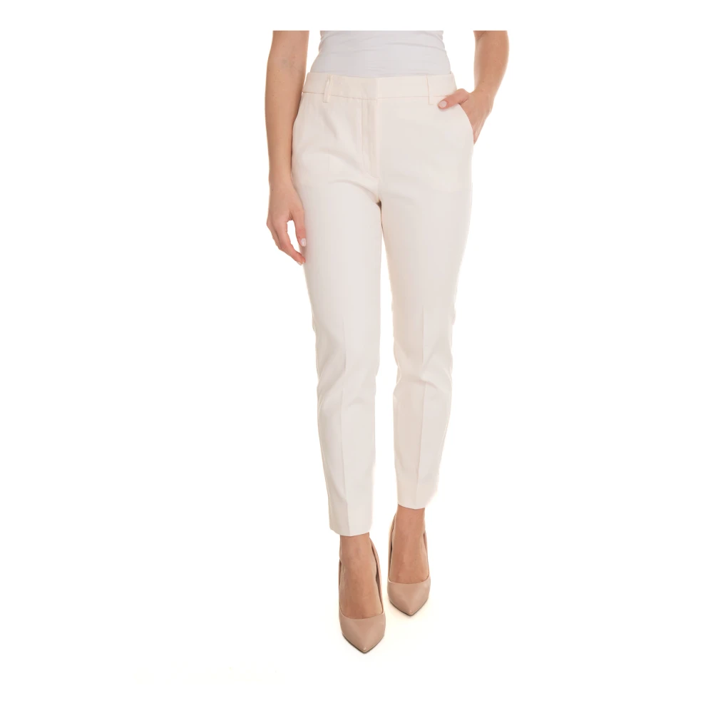 Max Mara Weekend New York Style Broek met Amerikaanse Zak White Dames