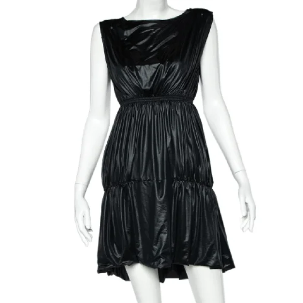Fendi Vintage Pre-owned Polyester dresses Black Dames