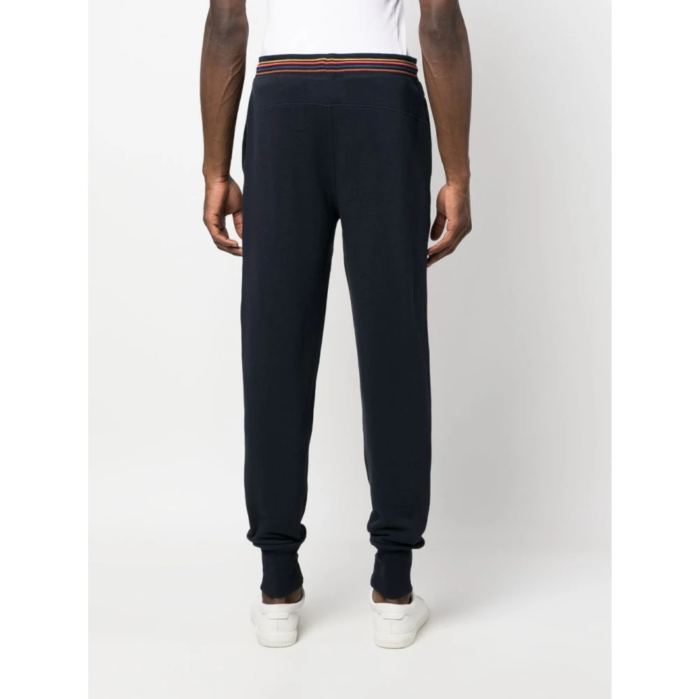 PS By Paul Smith Blauwe Katoenen Slim Fit Broek Blue Heren