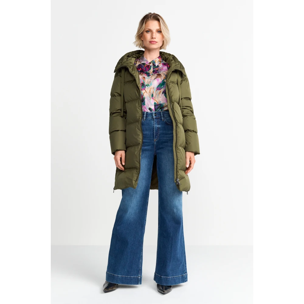 Rich & Royal Pufferjas Dons Wintermode Green Dames