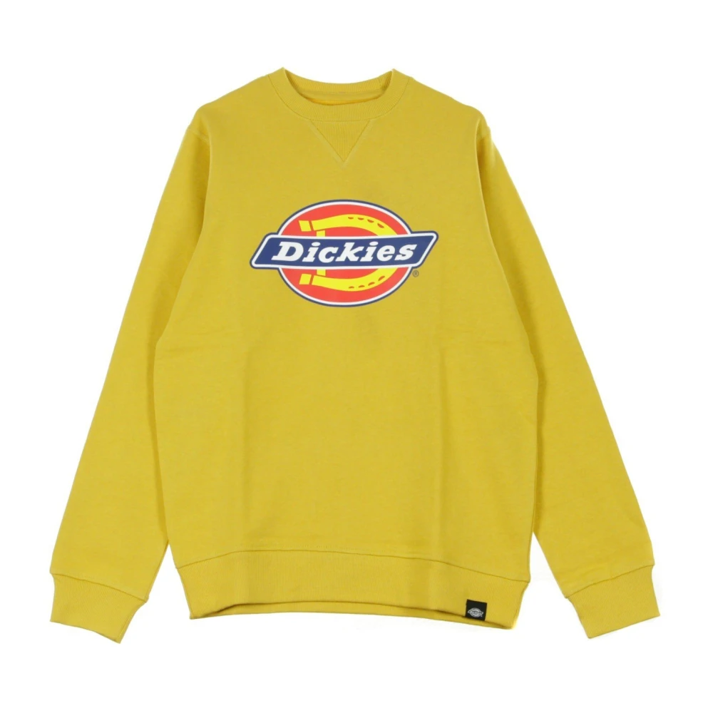 Dickies Harrison Mustard Crewneck Sweatshirt Yellow Heren