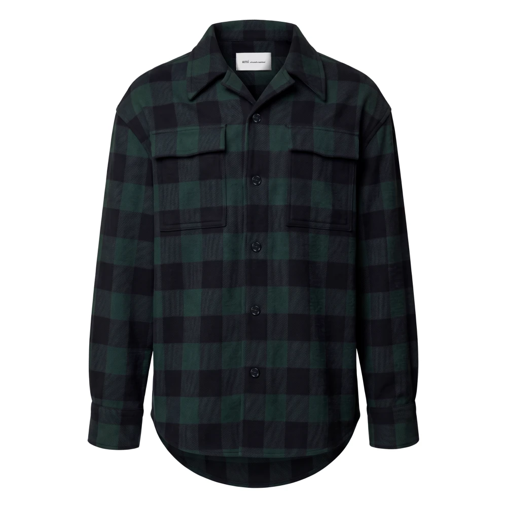 Ami Paris Uomo Verde Magliette, M, New, - Immagine 4