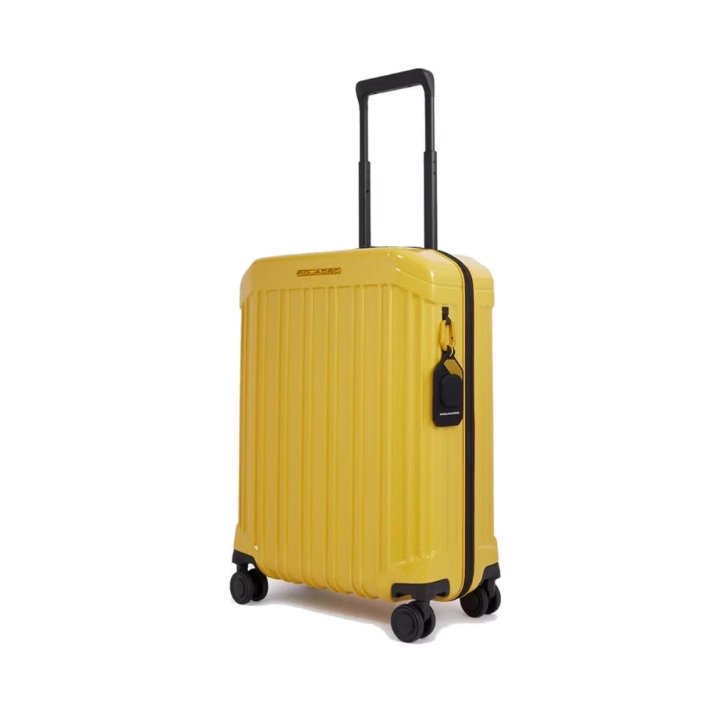 Piquadro Stijlvolle Reistrolley Tas Yellow Unisex