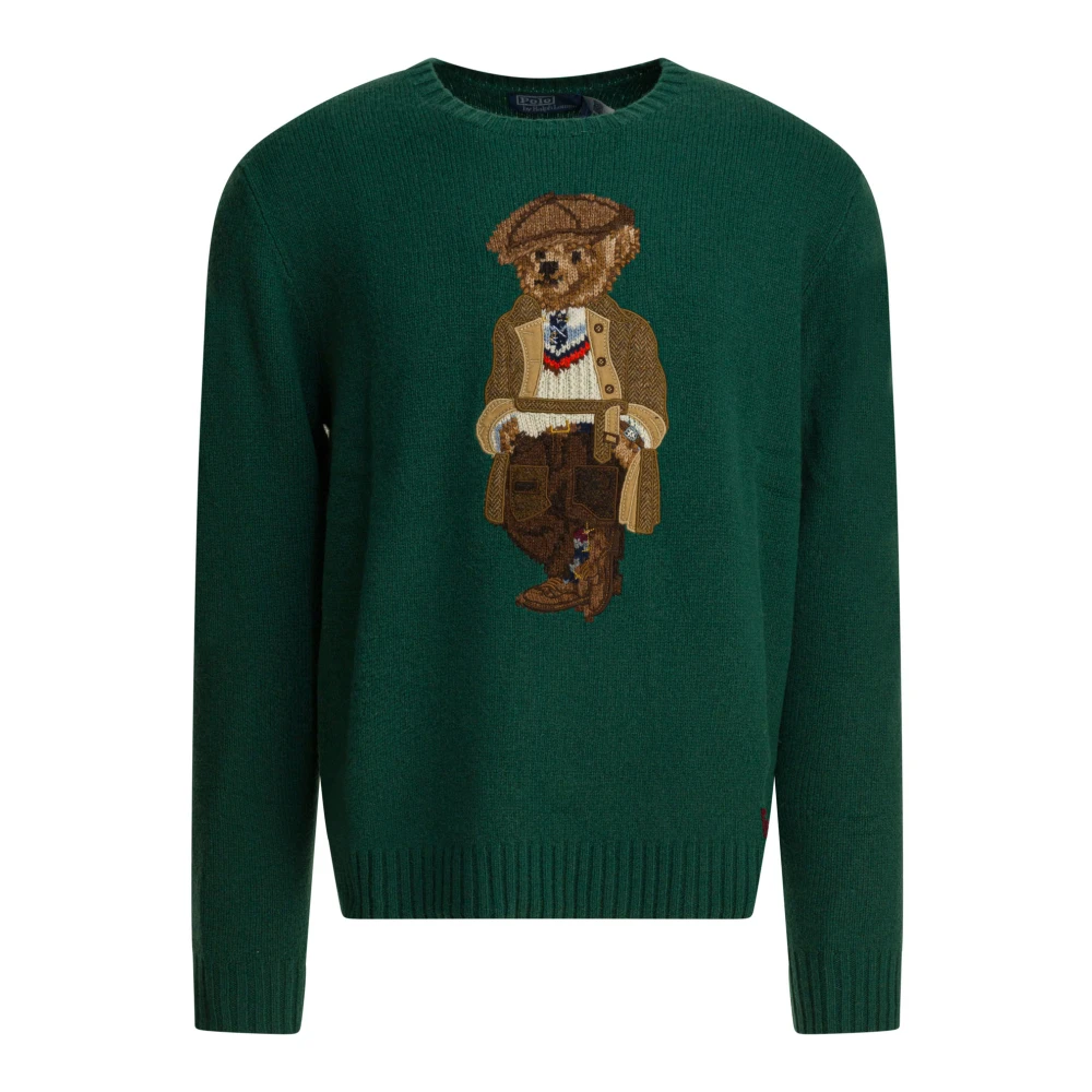 Polo Ralph Lauren Men's Green Charles Bear Pullover