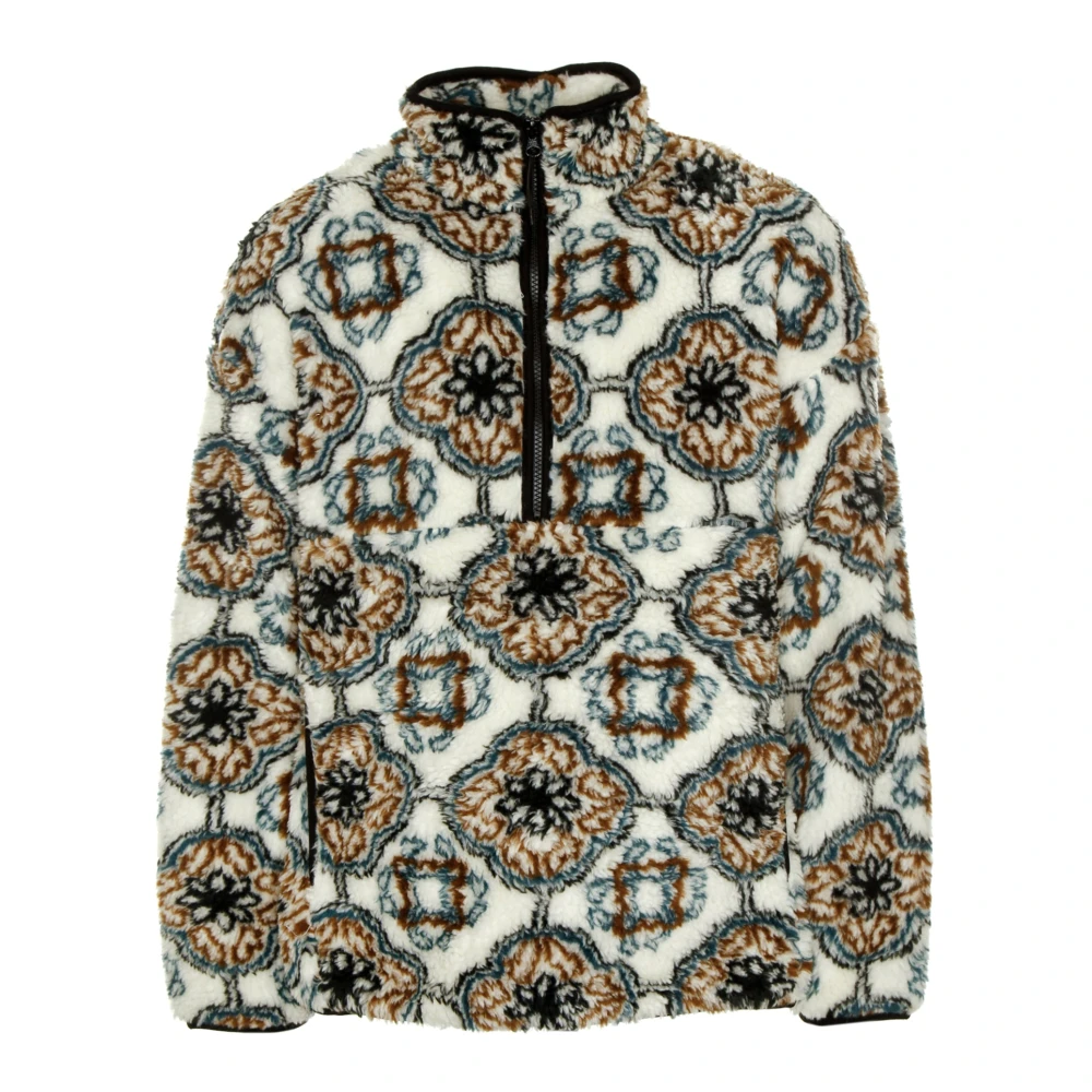 Wax London Gezellige fleecejack met opstaande kraag Multicolor Heren