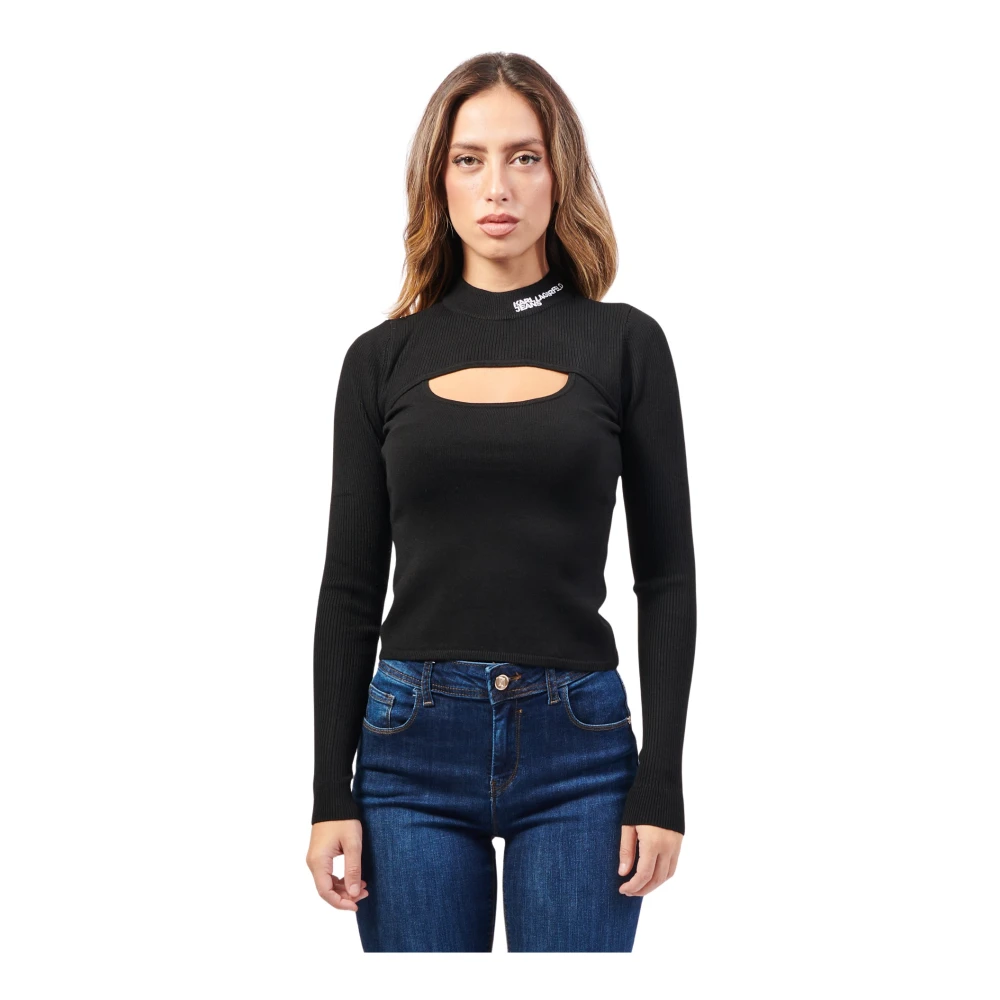 Karl Lagerfeld Truien Zwart Black Dames