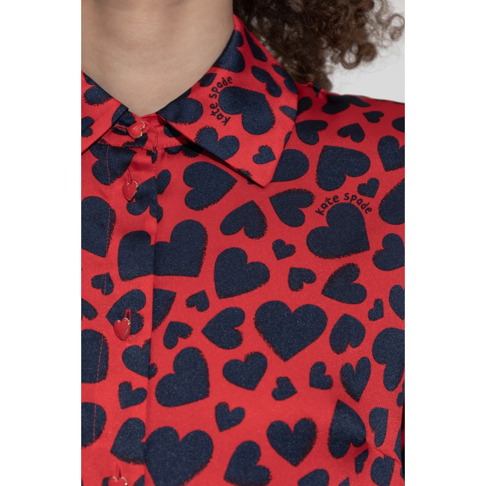 Kate Spade Jurk met logo Red Dames
