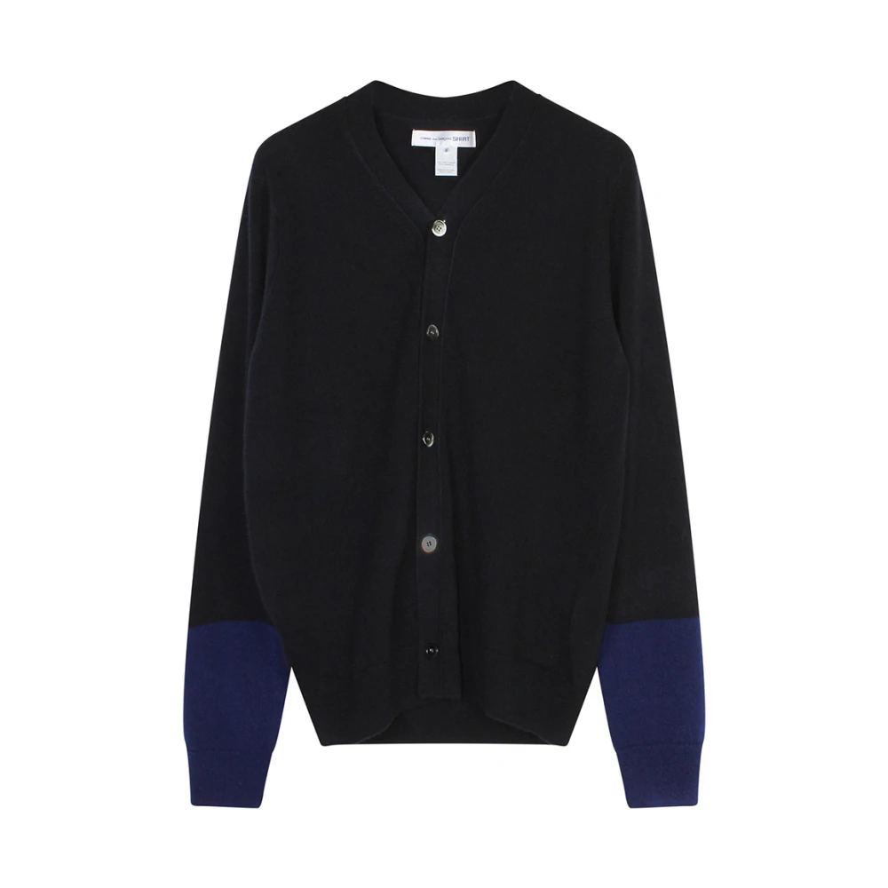 Comme des Garçons V-hals Cardigan in Zwart Black Heren