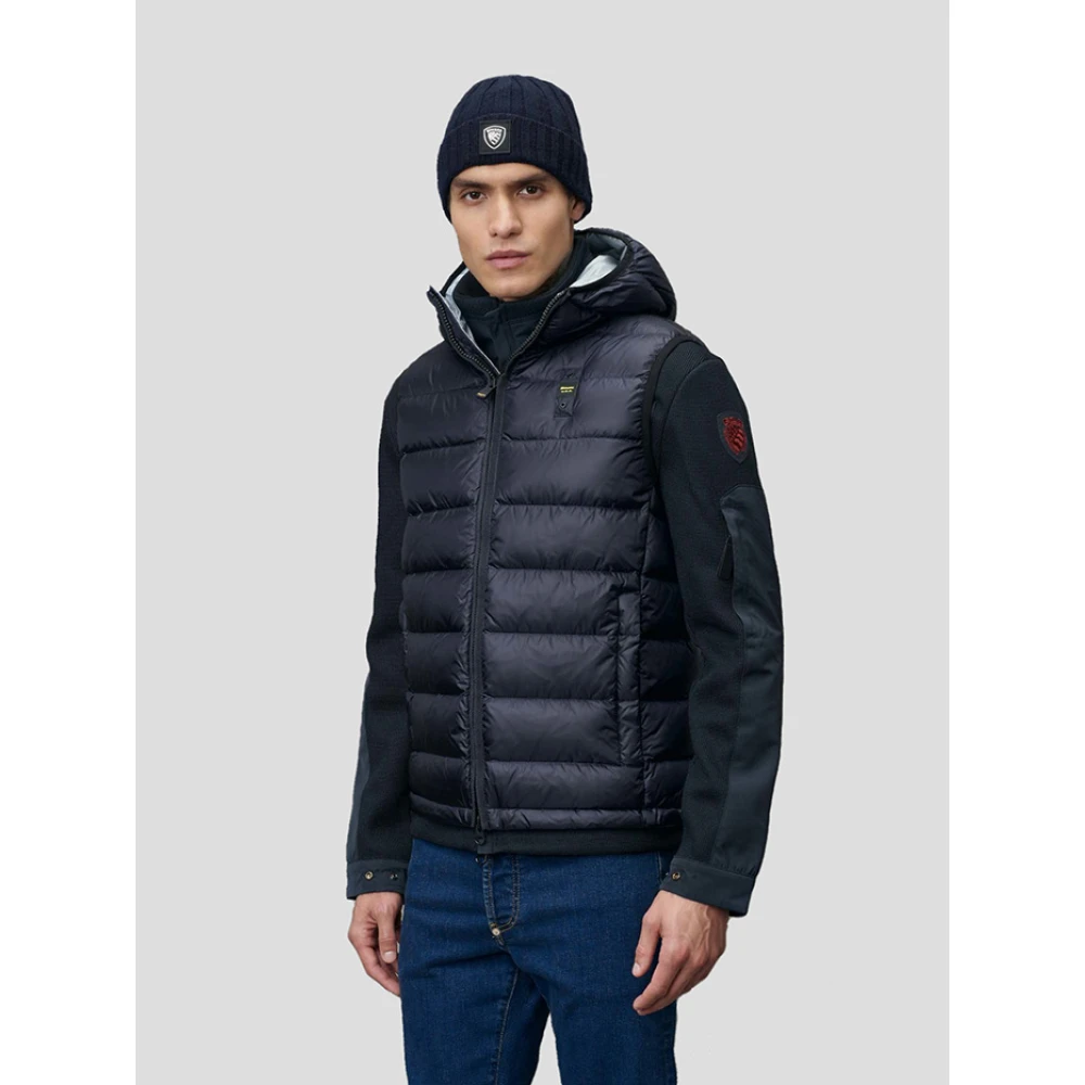 Blauer Blauw Hooded Vest Arden Model Blue Heren
