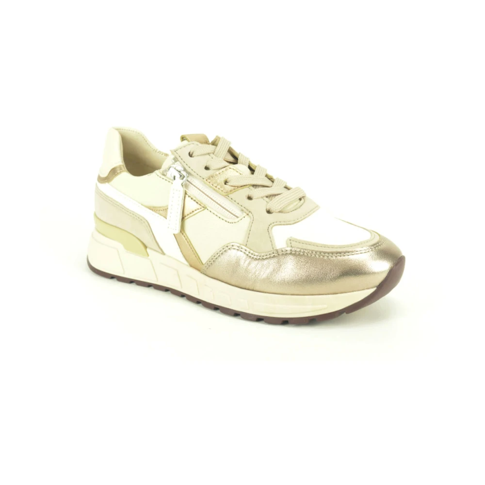 Gabor Runner N+tiret Breed Dames Schoenen Beige
