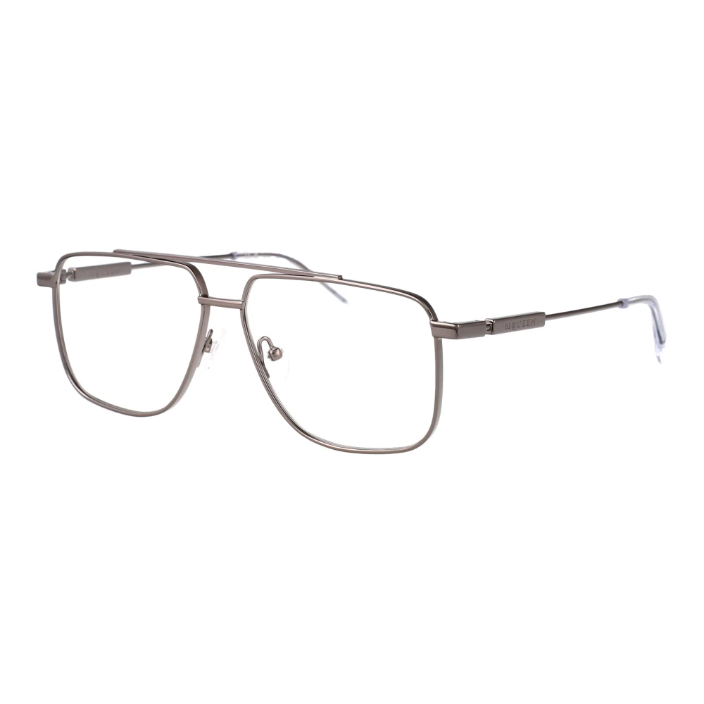 Alexander Mcqueen Unisex Gray Stylish Optical Glasses Am0480o