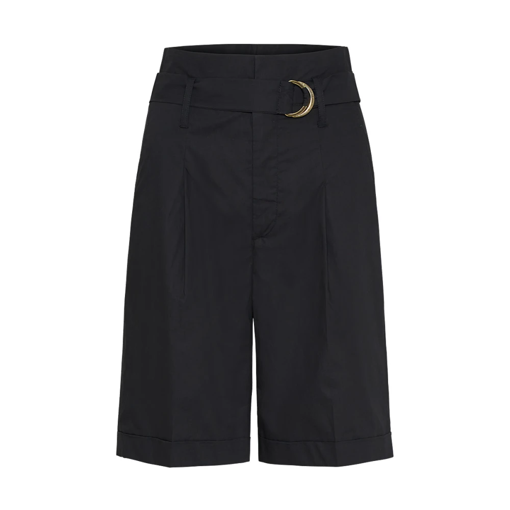 CINQUE Katoenen Elastische Taille Rechte Pijp Broek Black Heren