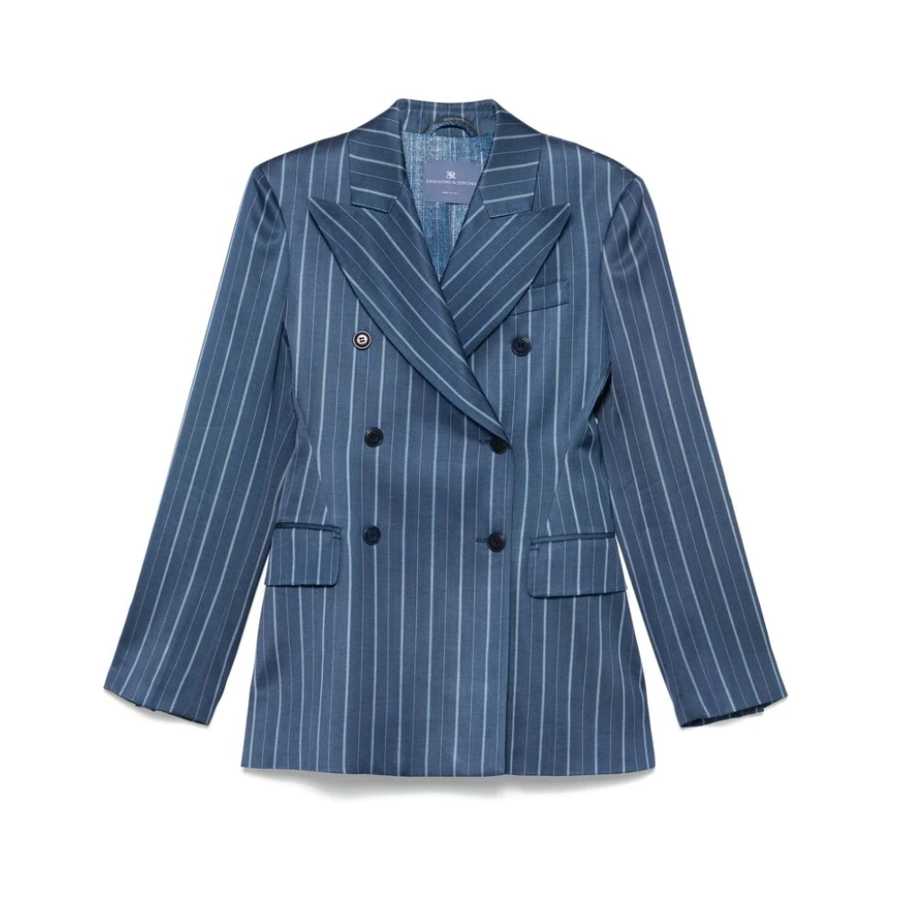 Ermanno Scervino Stijlvolle Jas voor Mannen Blue Dames