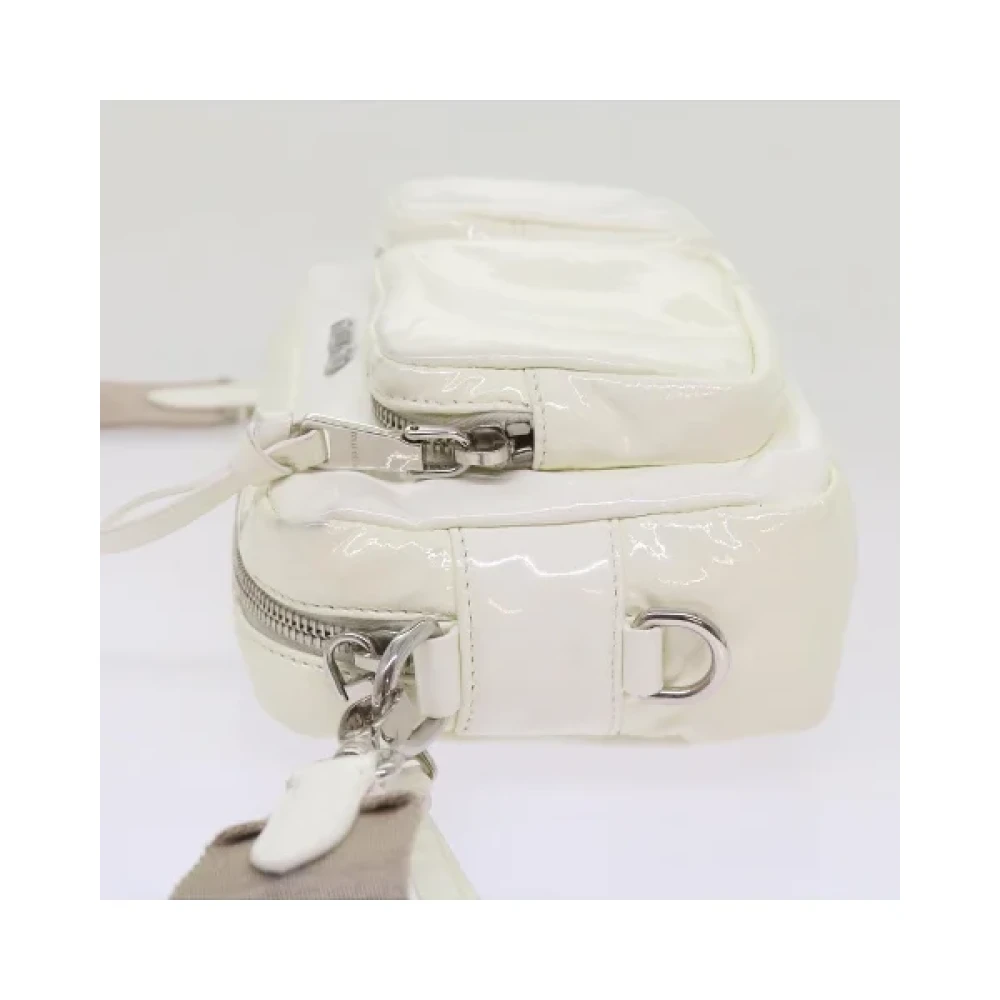 Miu Pre-owned Fabric shoulder-bags White Dames