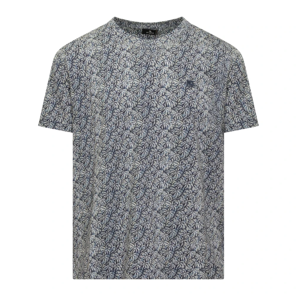 ETRO Stijlvolle Roma T-shirt Blue Heren