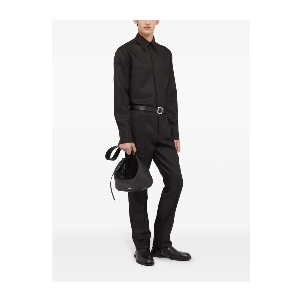 Jil Sander Zwarte tassen voor een stijlvolle uitstraling Black Heren