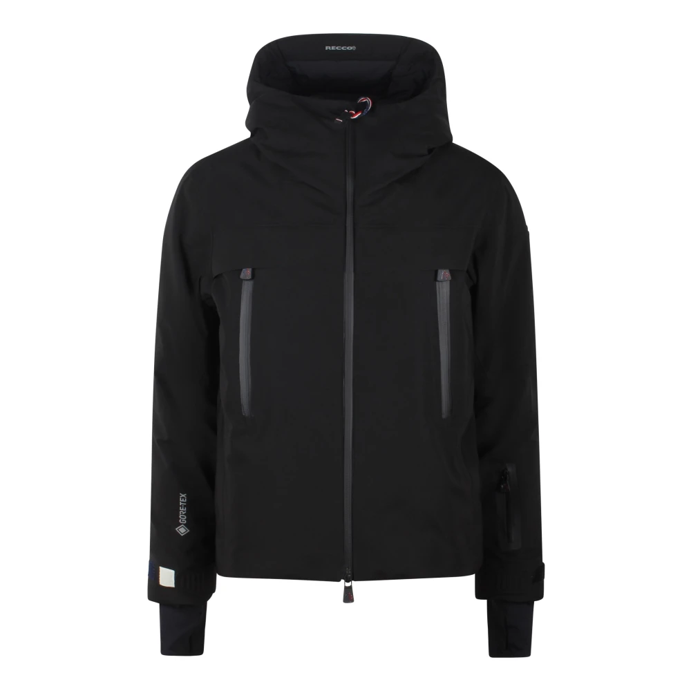 Moncler Gore-Tex Ski Jas met Veren Vulling Black Dames