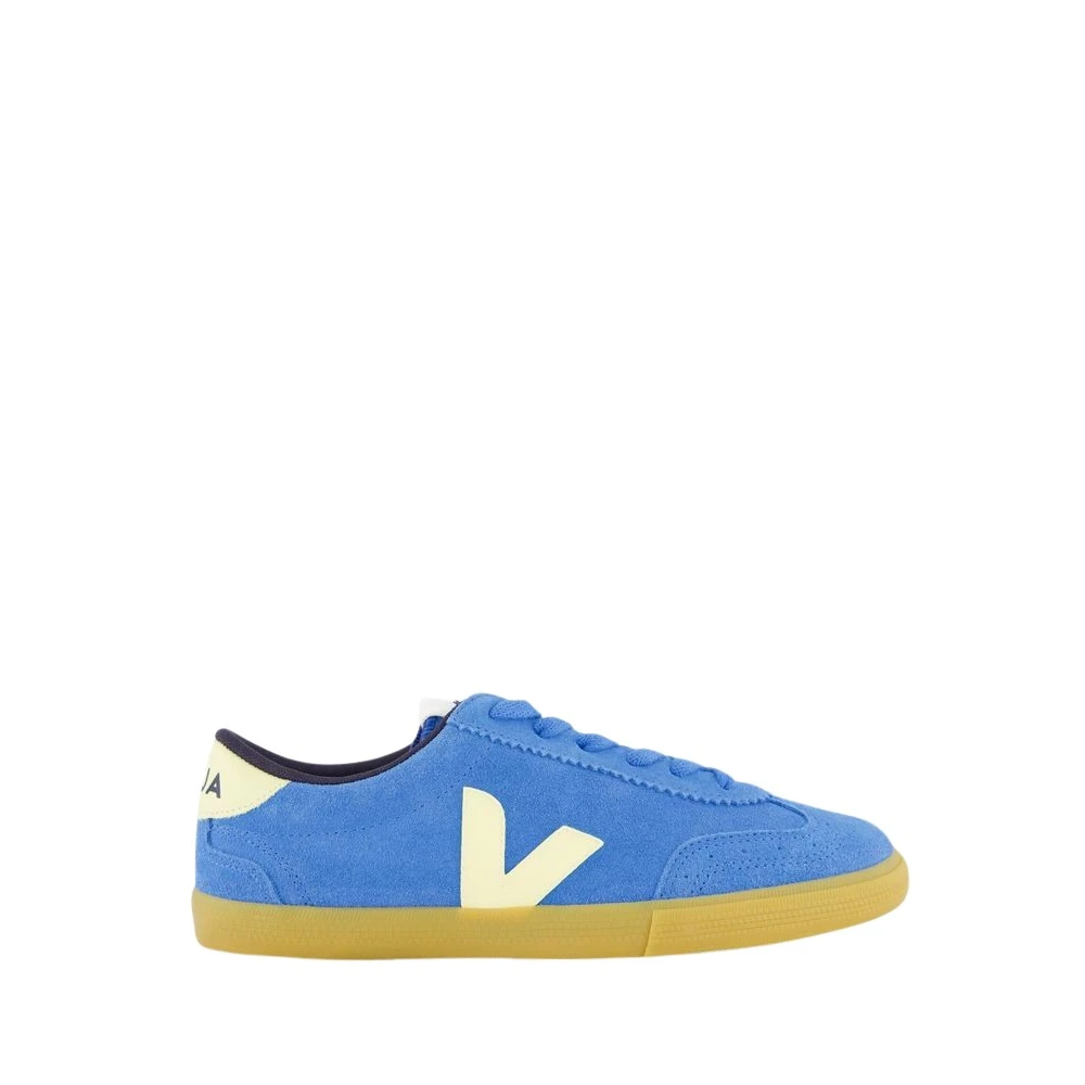 Veja Blauwe Suede Volley Sneaker Dames Schoenen