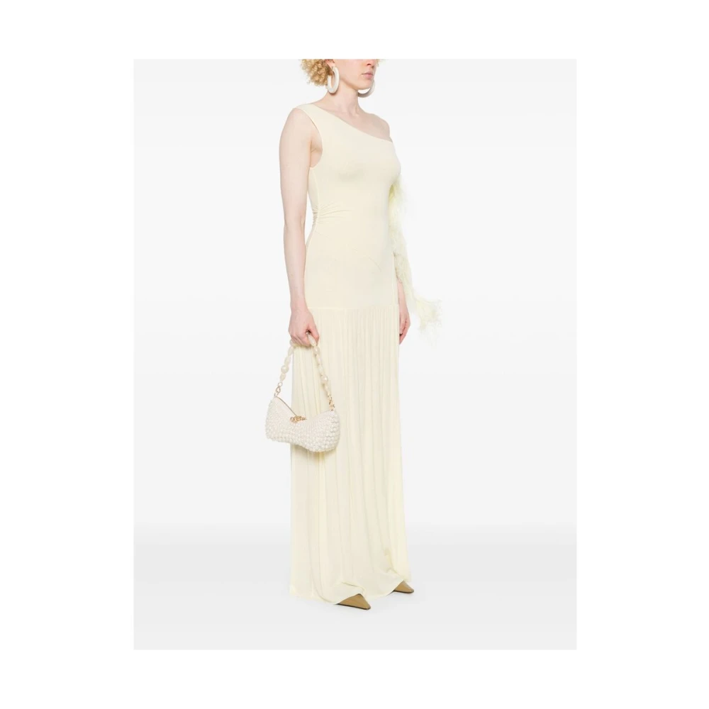 Cult Gaia Witte Schoudertas met Ritssluiting White Dames